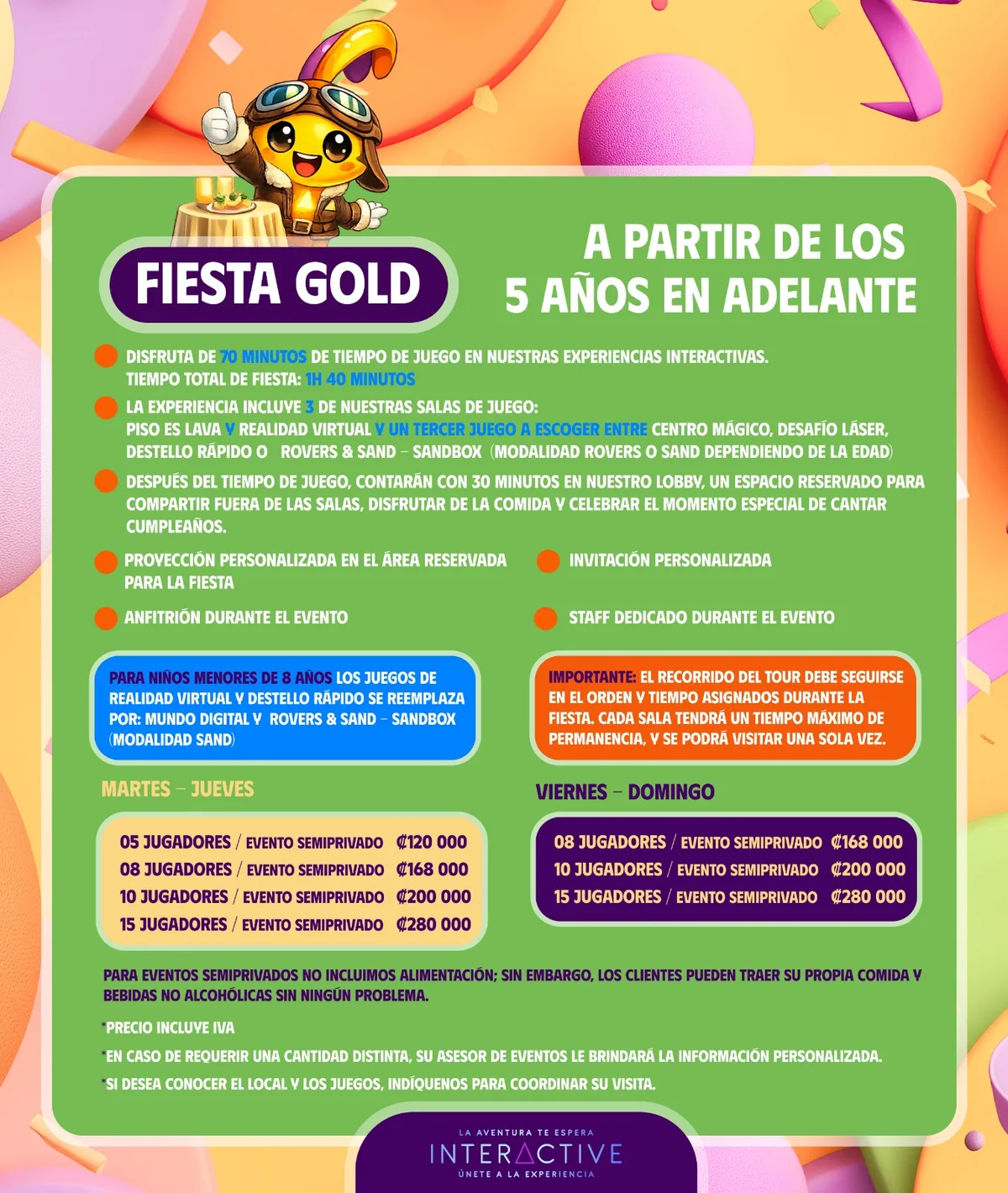 Afiche del paquete Fiesta Gold